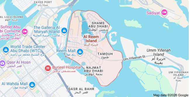 Sunset Bay Dubai Islands Location Map